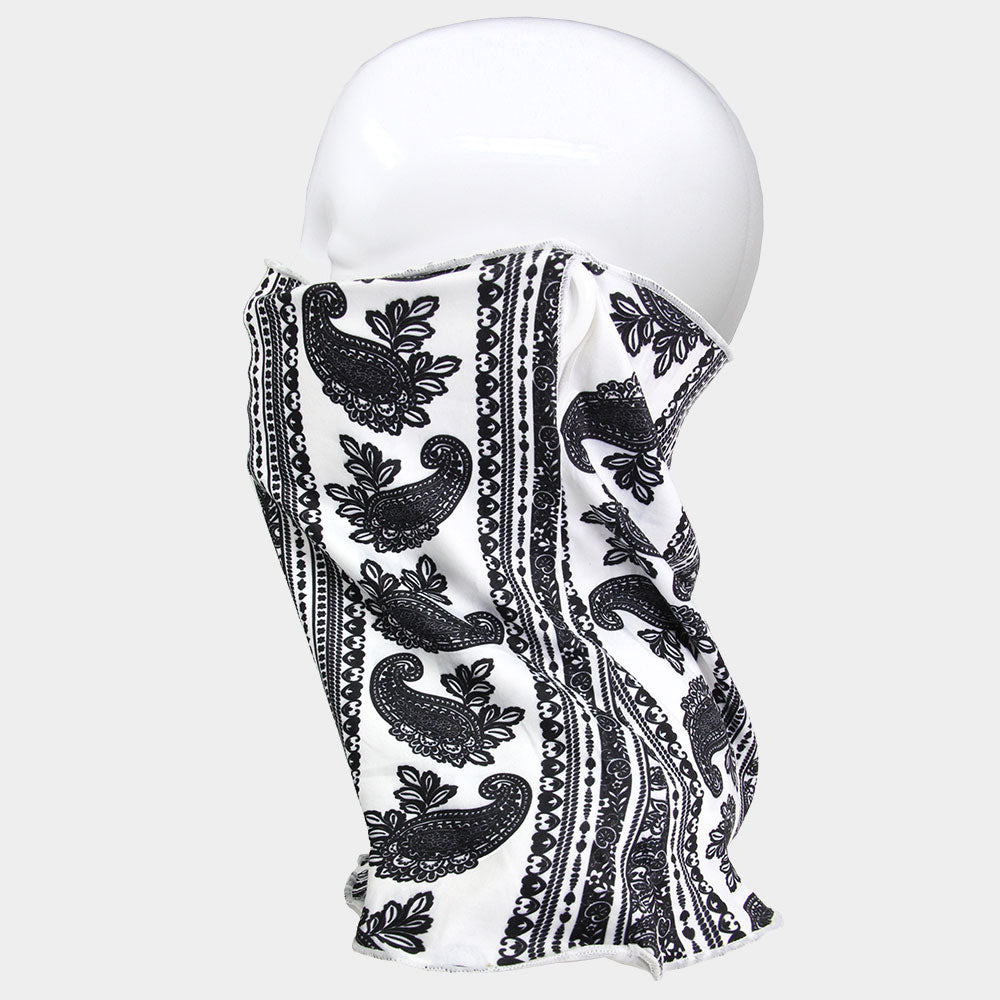 iLLASPARKZ Paisley Print Seamless Face Tube Mask / Scarf