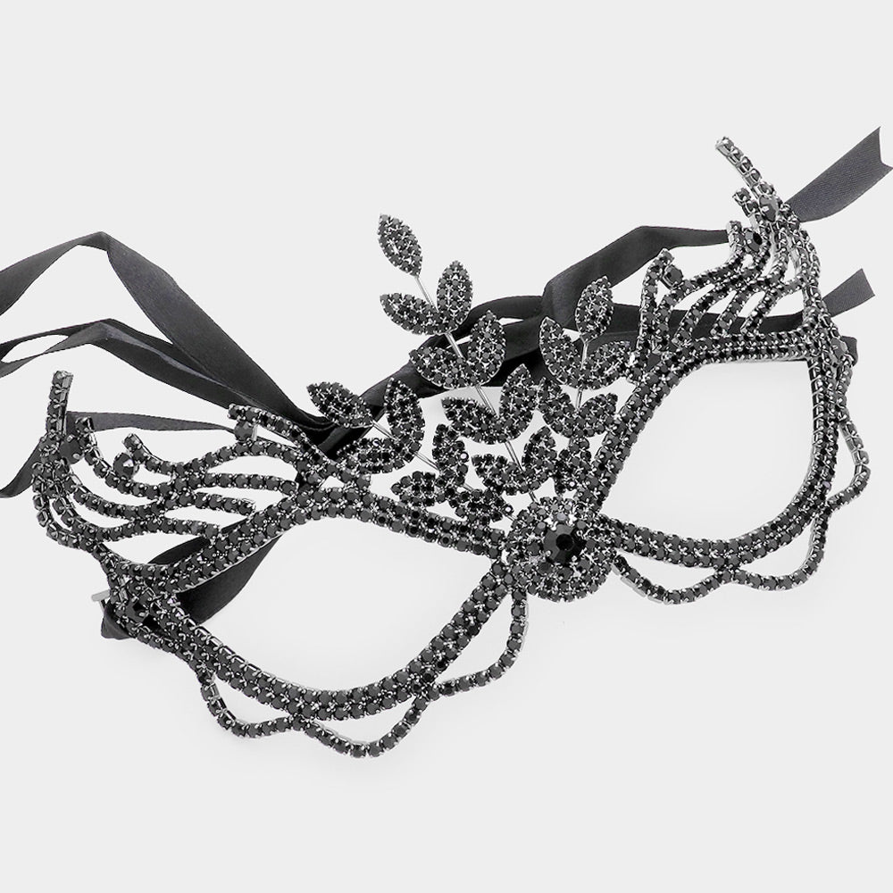 iLLASPARKZ Rhinestone Pave Masquerade Mask