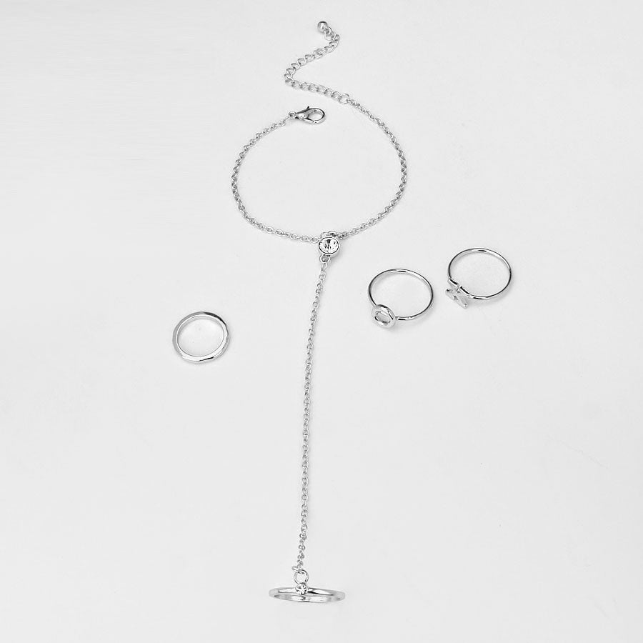 iLLASPARKZ XO Hand Chain Bracelet Set