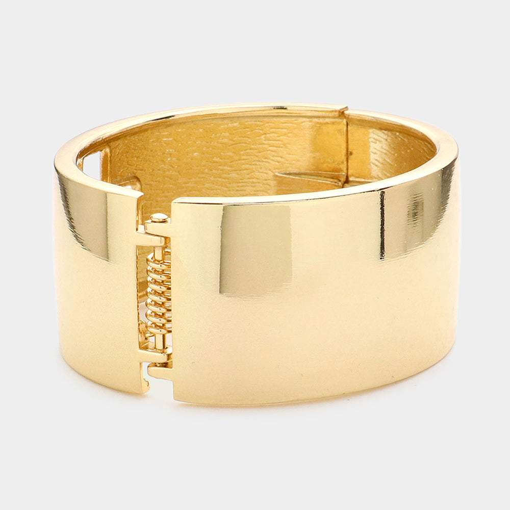 iLLASPARKZ Hinged metal square cross bracelet
