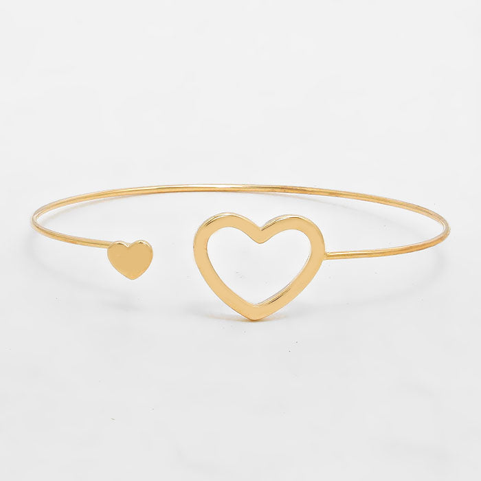 iLLASPARKZ Metal Heart Hook Bracelet