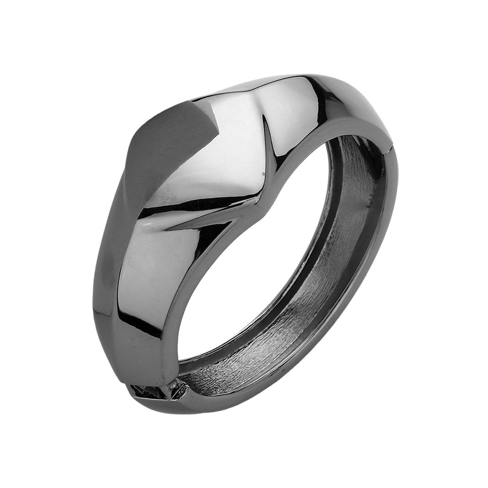 iLLASPARKZ Hinged Metal Bangle Bracelet