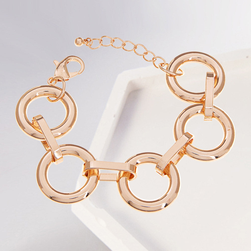 iLLASPARKZ Open Metal Circle Link Bracelet