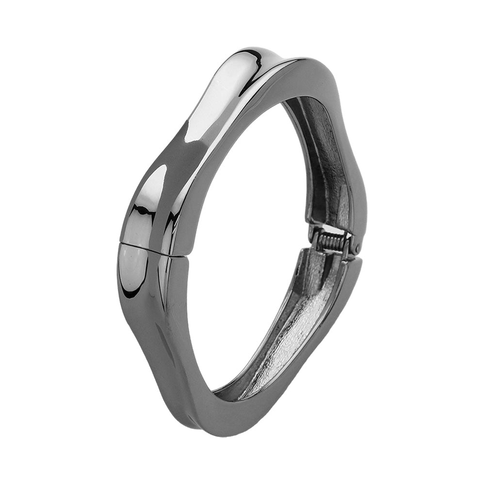 iLLASPARKZ Hinged Metal Bangle Bracelet