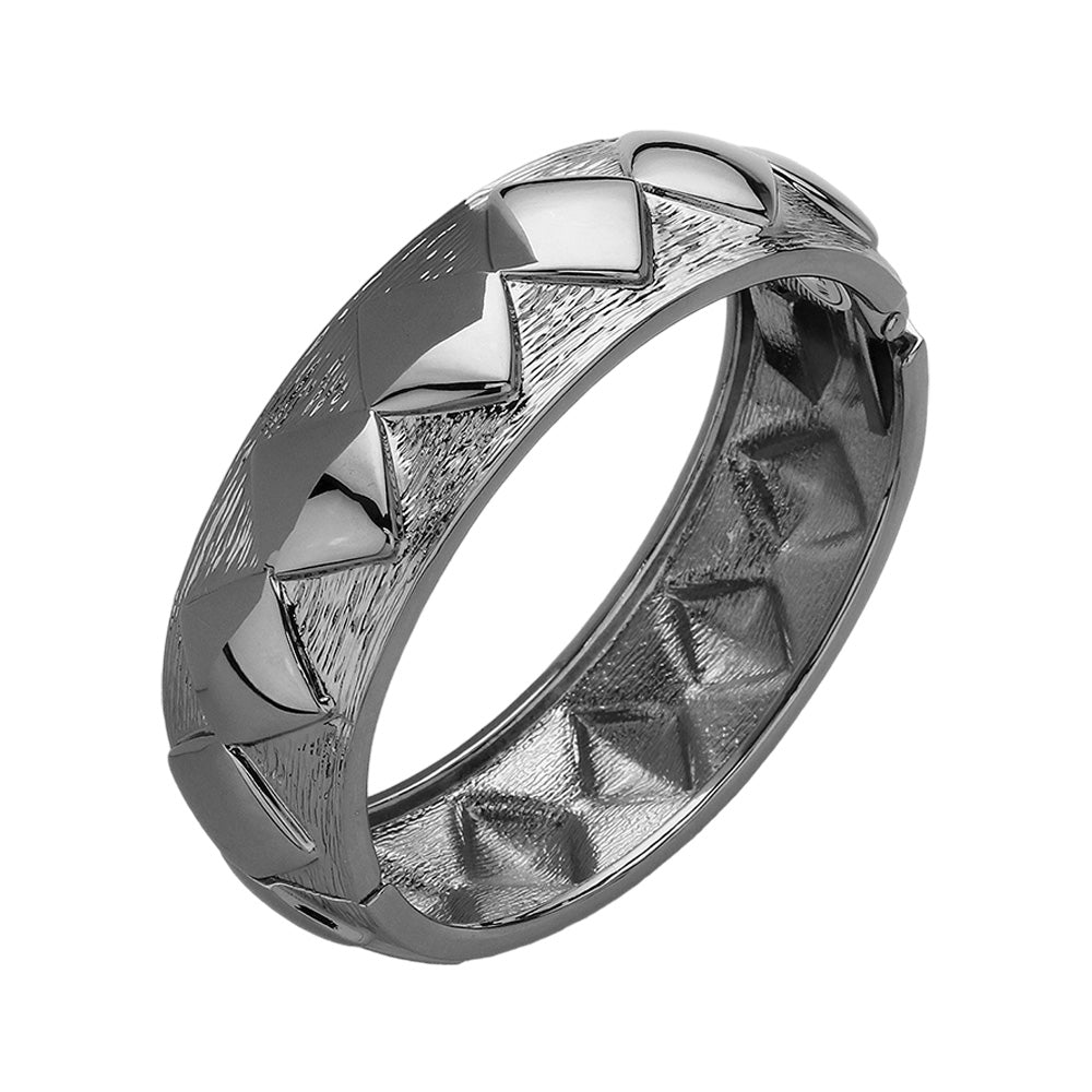 iLLASPARKZ Hinged Metal Bangle Bracelet