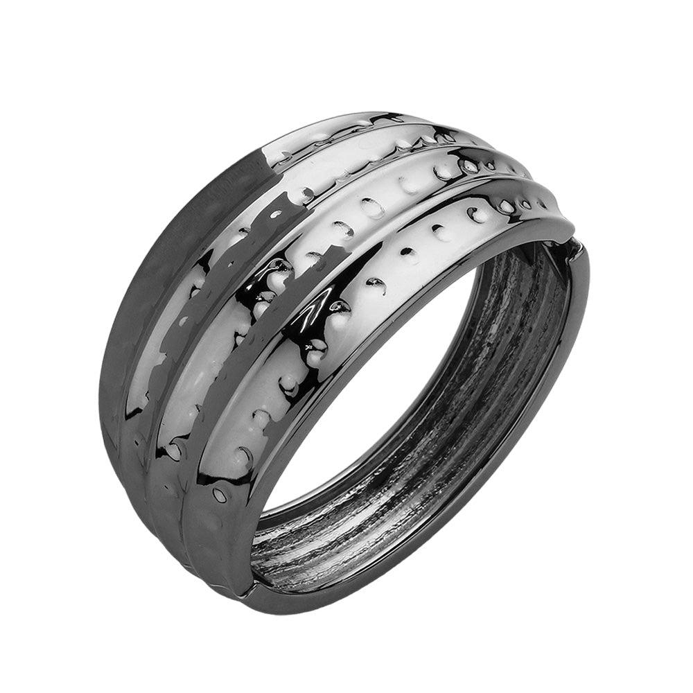 iLLASPARKZ Hinged Metal Bangle Bracelet