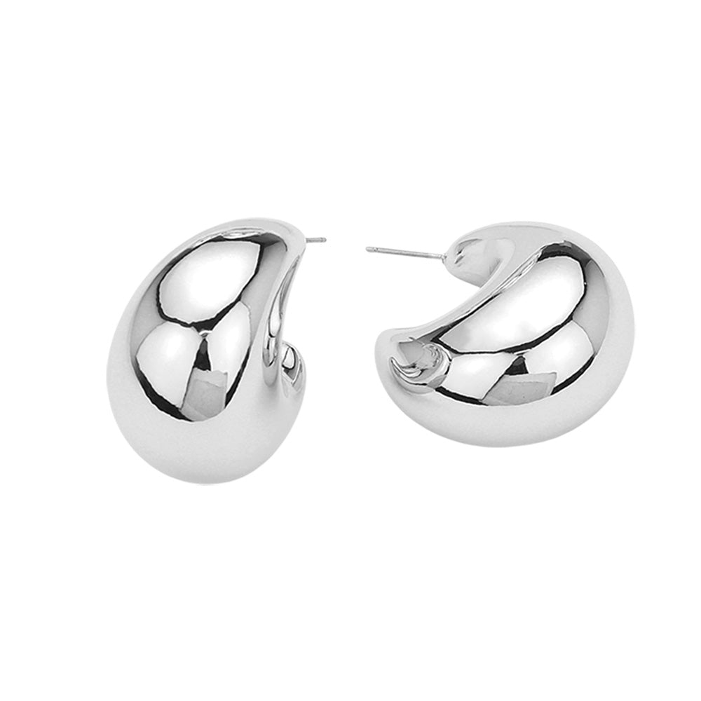 iLLASPARKZ Chunky Dome Hoop Earrings