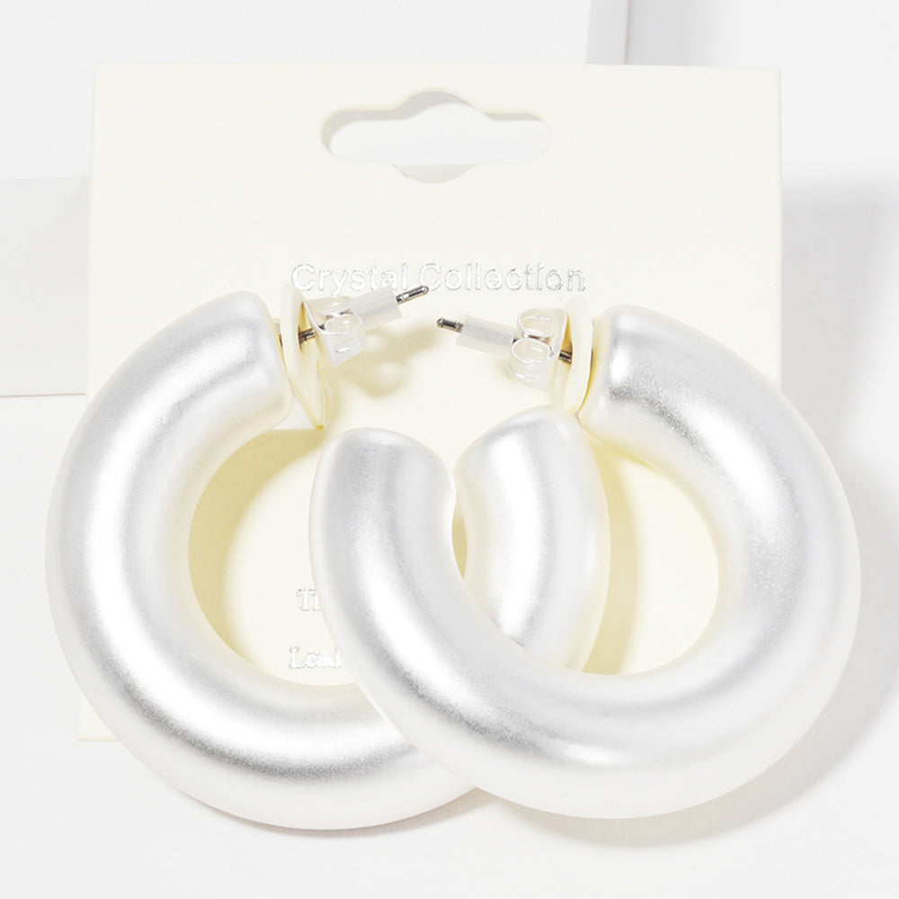 iLLASPARKZ Thick Hoop Earrings