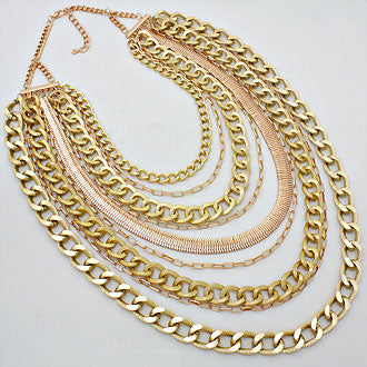 iLLASPARKZ Oversized Swag Chain Necklace