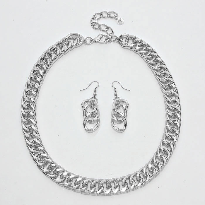 iLLASPARKZ Metal Curb Chain Necklace