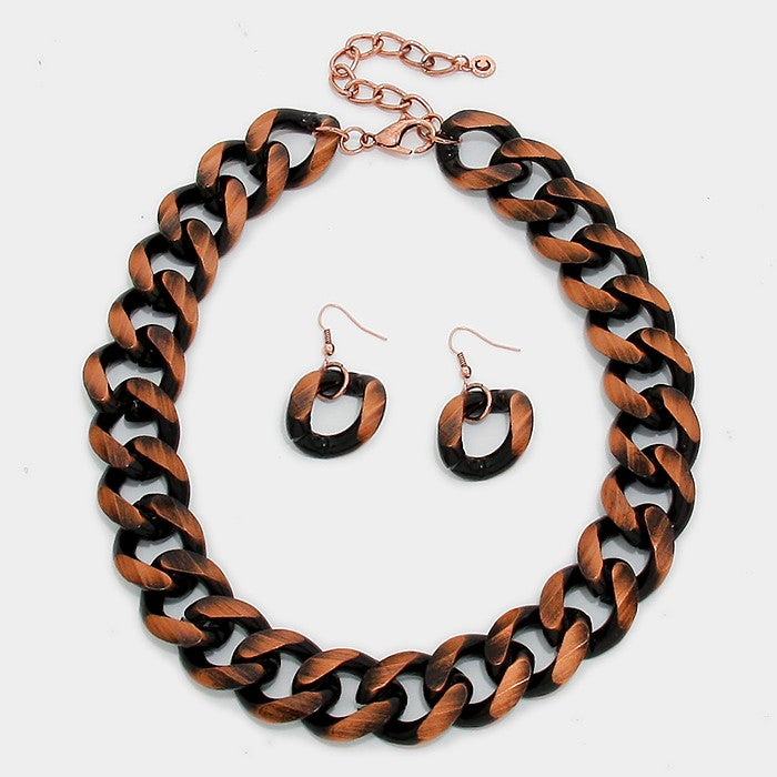 iLLASPARKZ Metal Curb Chain Necklace