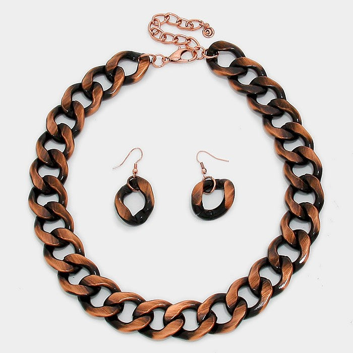 iLLASPARKZ Metal Curb Chain Necklace