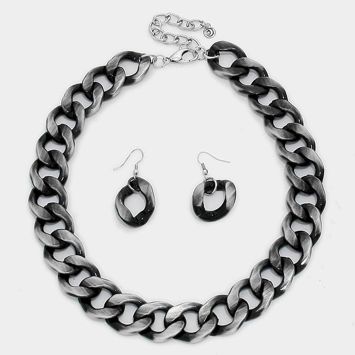 iLLASPARKZ Metal Curb Chain Necklace