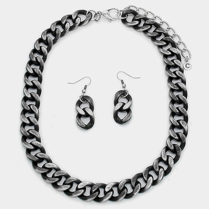 iLLASPARKZ Metal Curb Chain Necklace