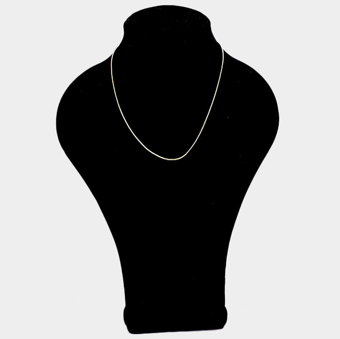 iLLASPARKZ 18 INCH, 1.4mm-Gold Plated Snake Chain Necklace