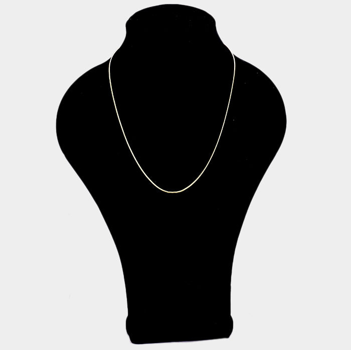 iLLASPARKZ 20 INCH, 1.4mm-Gold Plated Snake Chain Necklace