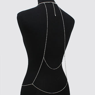 Draped Fringe Necklace Body Chain