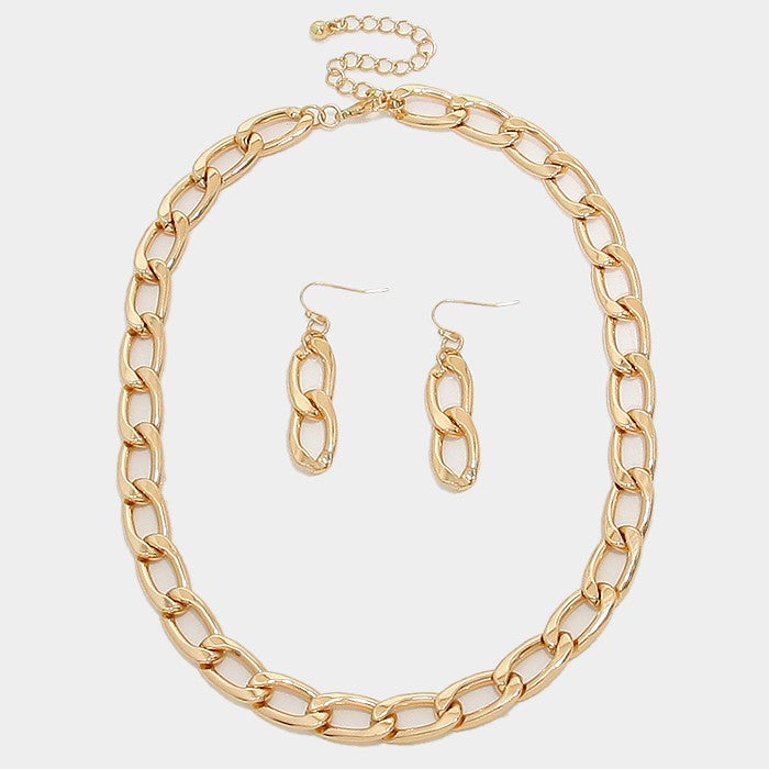 iLLASPARKZ Metal Curb Chain Necklace