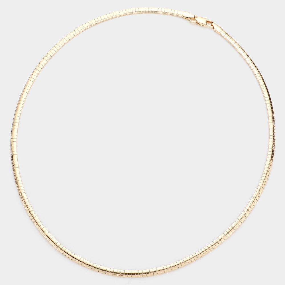 iLLASPARKZ 20 Inch Omega Chain Necklace