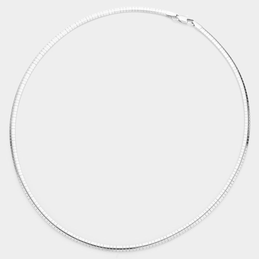 iLLASPARKZ 20 Inch Omega Chain Necklace