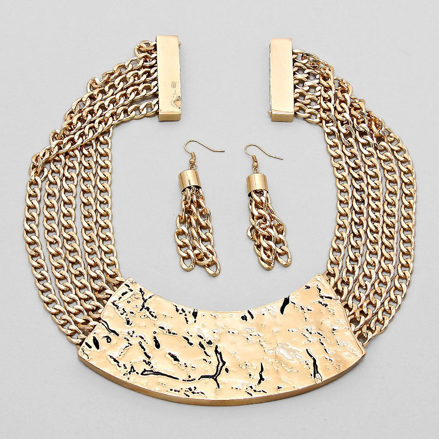 iLLASPARKZ Magnetic Tiered Curb Chain Necklace