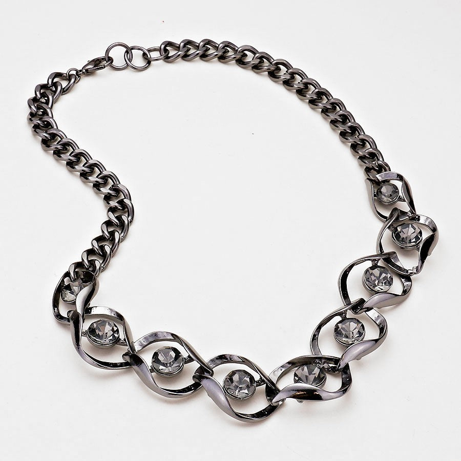 iLLASPARKZ Fancy Glass Chain Necklace