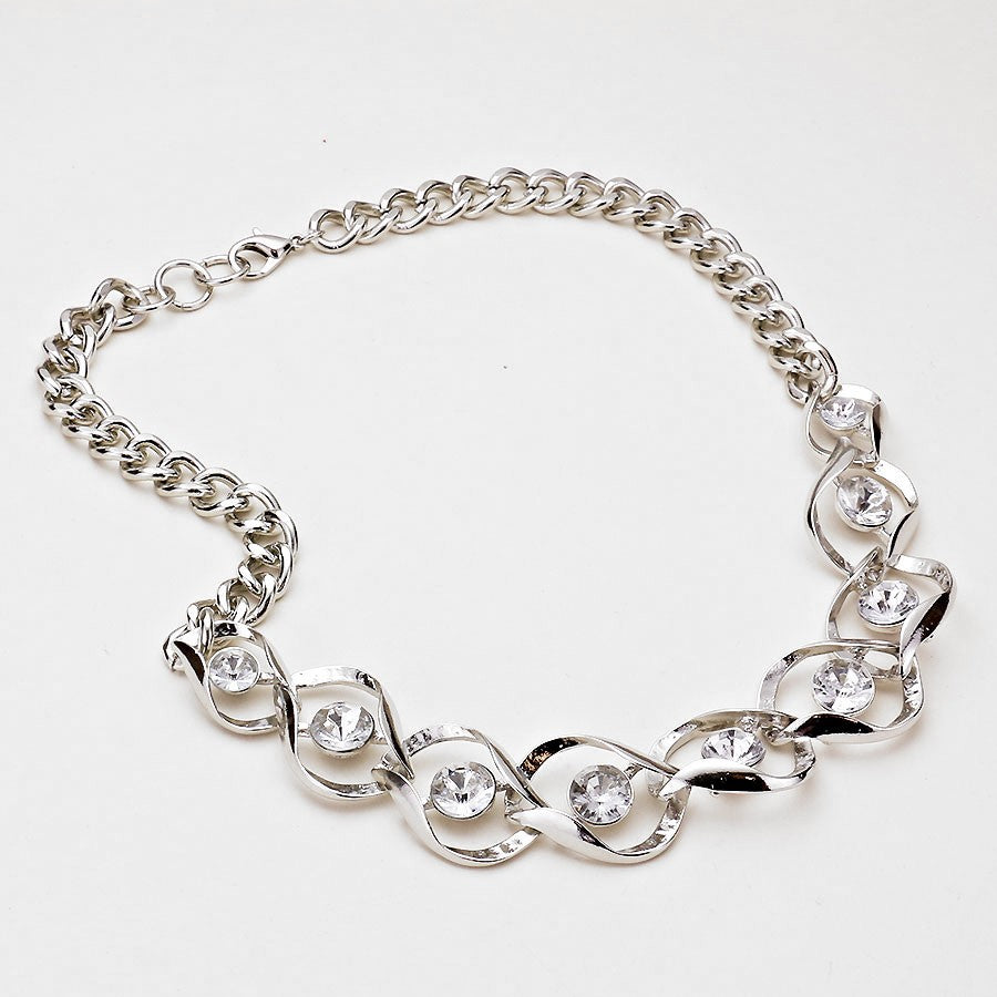 iLLASPARKZ Fancy Glass Chain Necklace