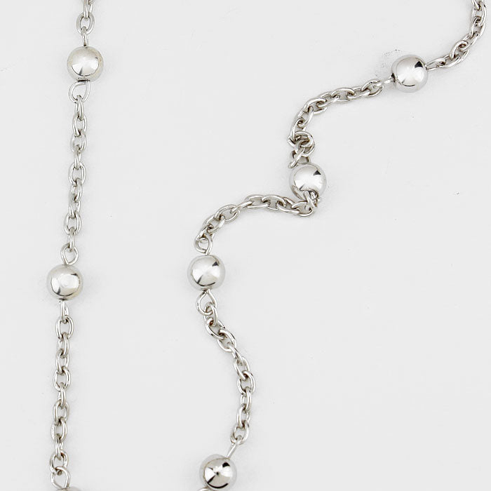 iLLASPARKZ Metal Ball Station Necklace