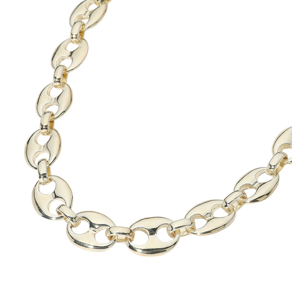iLLASPARKZ 14K Gold Plated Mariner Link Chain Necklace