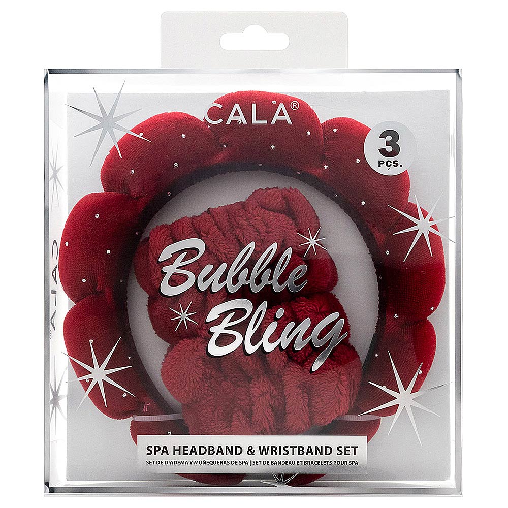 iLLASPARKZ 3PCS - Spa Headband and Wristband Set