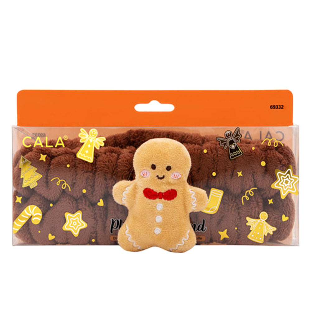 iLLASPARKZ Gingerbread Plush Bath Headband