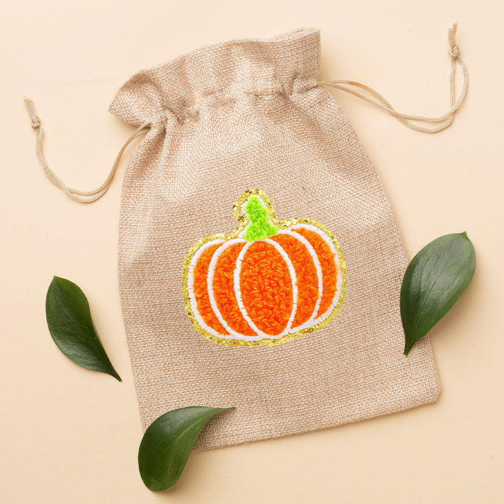 iLLASPARKZ Thanksgiving Pumpkin Iron On Patch