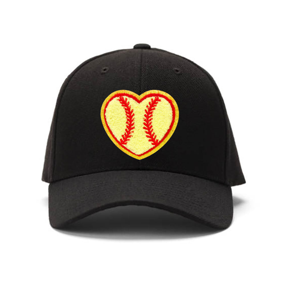 iLLASPARKZ Heart Shaped Softball Patch