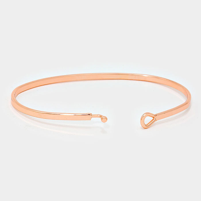iLLASPARKZ You're my person Brass Thin Metal Hook Bracelet