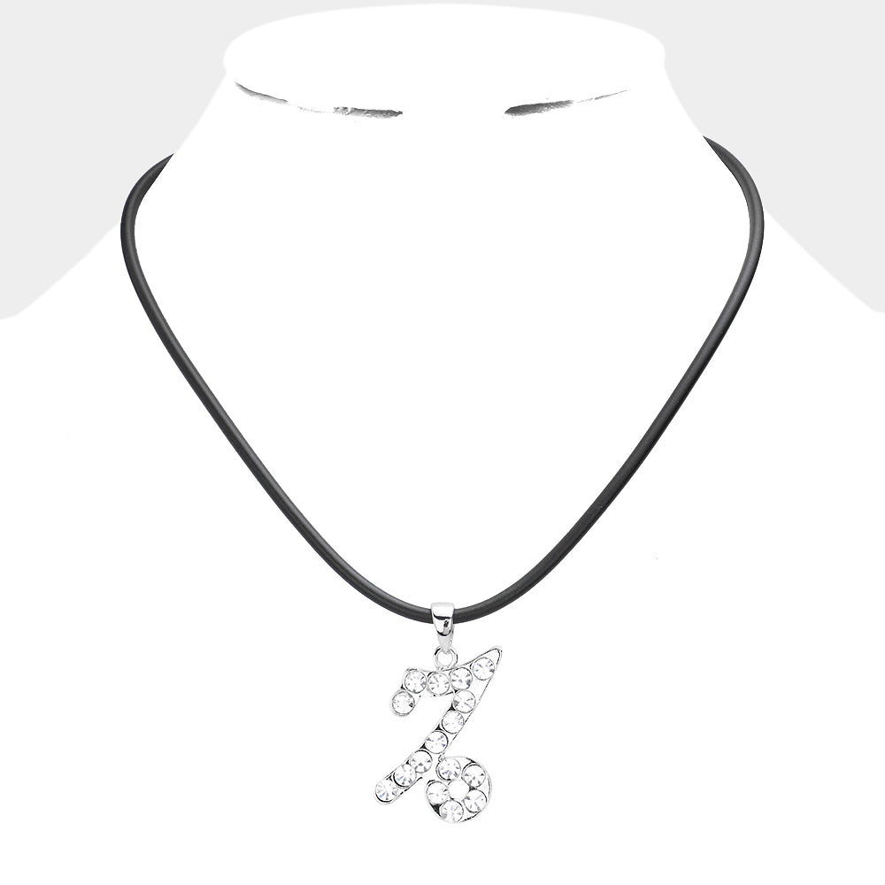 iLLASPARKZ Capricorn - Stone Embellished Zodiac Pendant Necklace