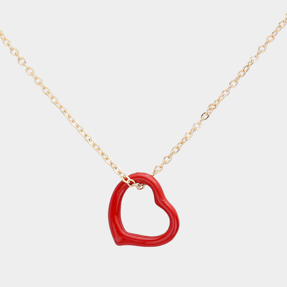 iLLASPARKZ Open Heart Pendant Necklace