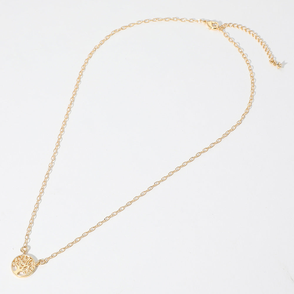iLLASPARKZ 18K Gold Filled Hypoallergenic Tree of Life Pendant Necklace