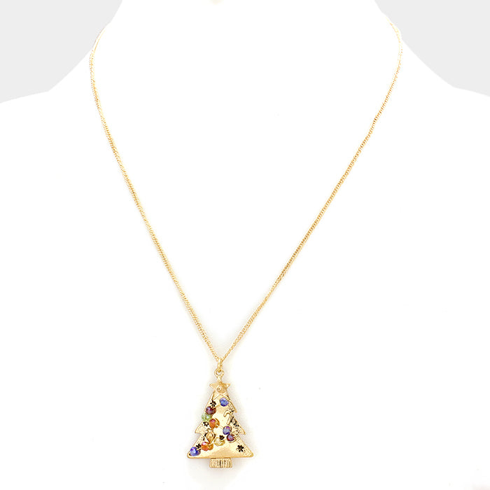 iLLASPARKZ Christmas tree pendant necklace