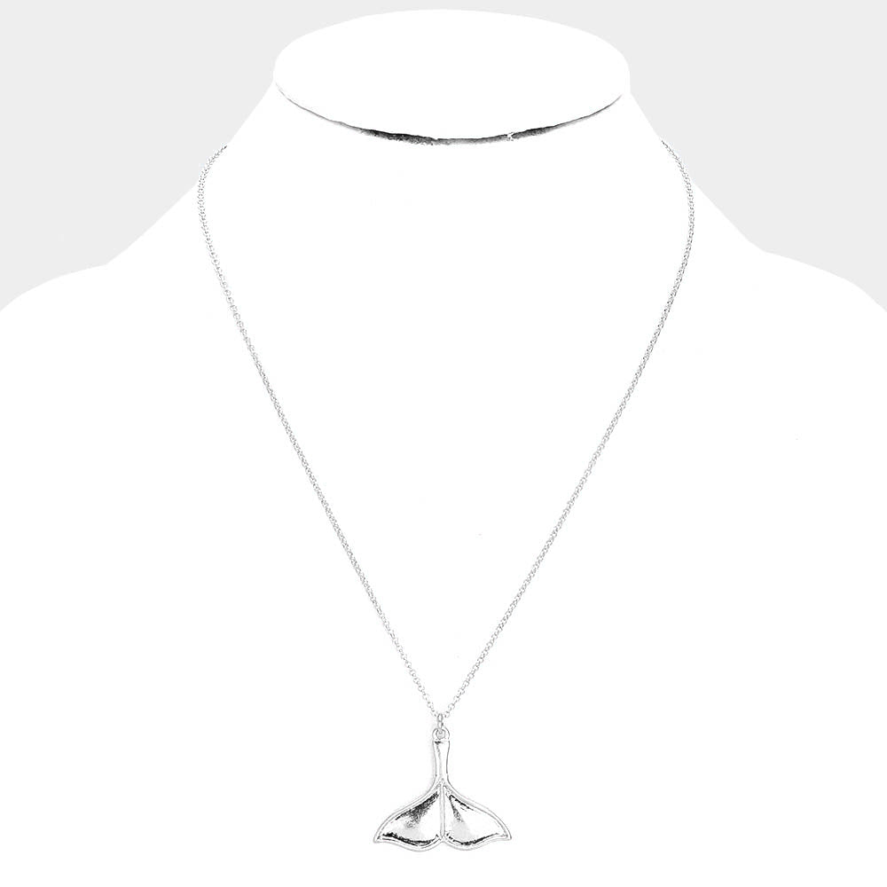 iLLASPARKZ Whale Tails Pendant Metal Necklace