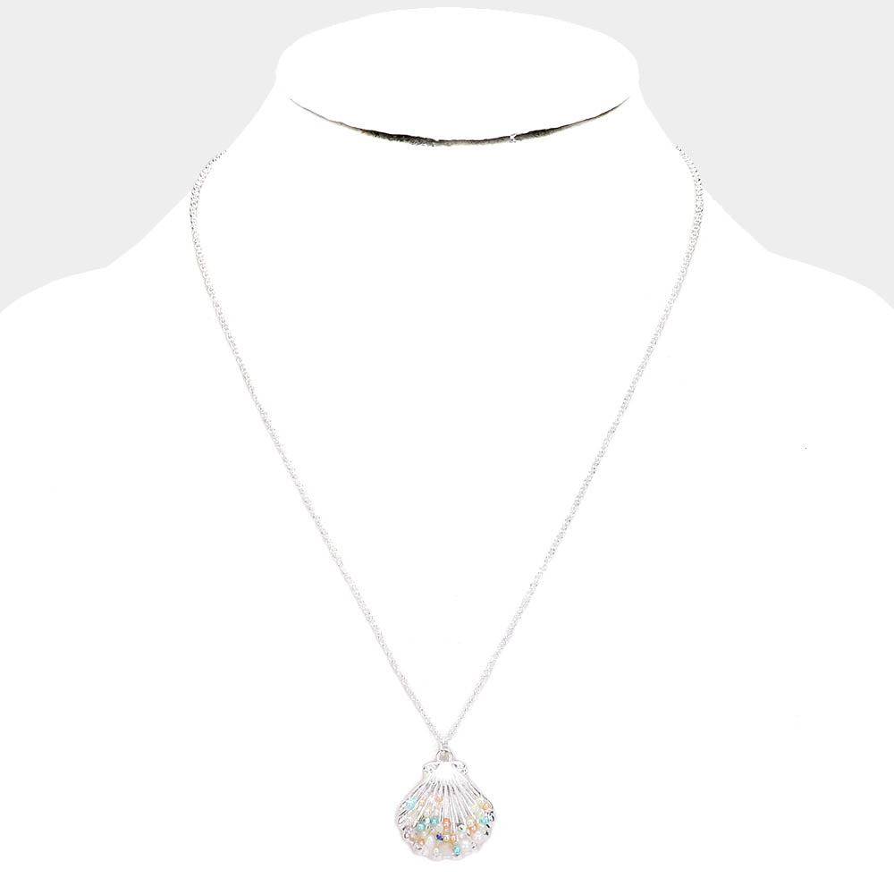 iLLASPARKZ Pearl Shell Pendant Necklace