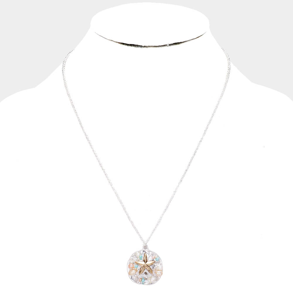 iLLASPARKZ Pearl Starfish Pendant Necklace