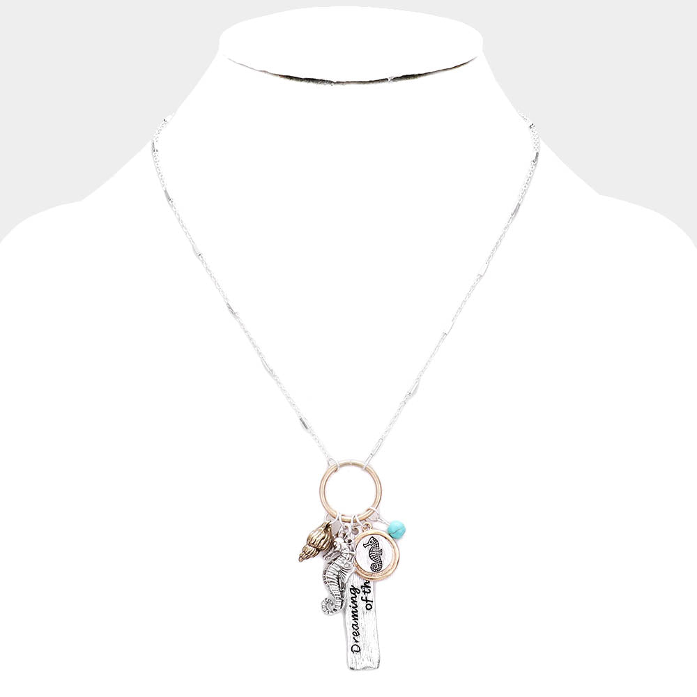 iLLASPARKZ Seahorse Sea Life Pendant Necklace