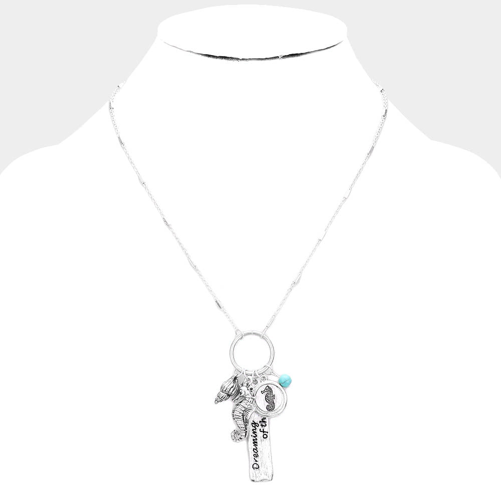 iLLASPARKZ Seahorse Sea Life Pendant Necklace