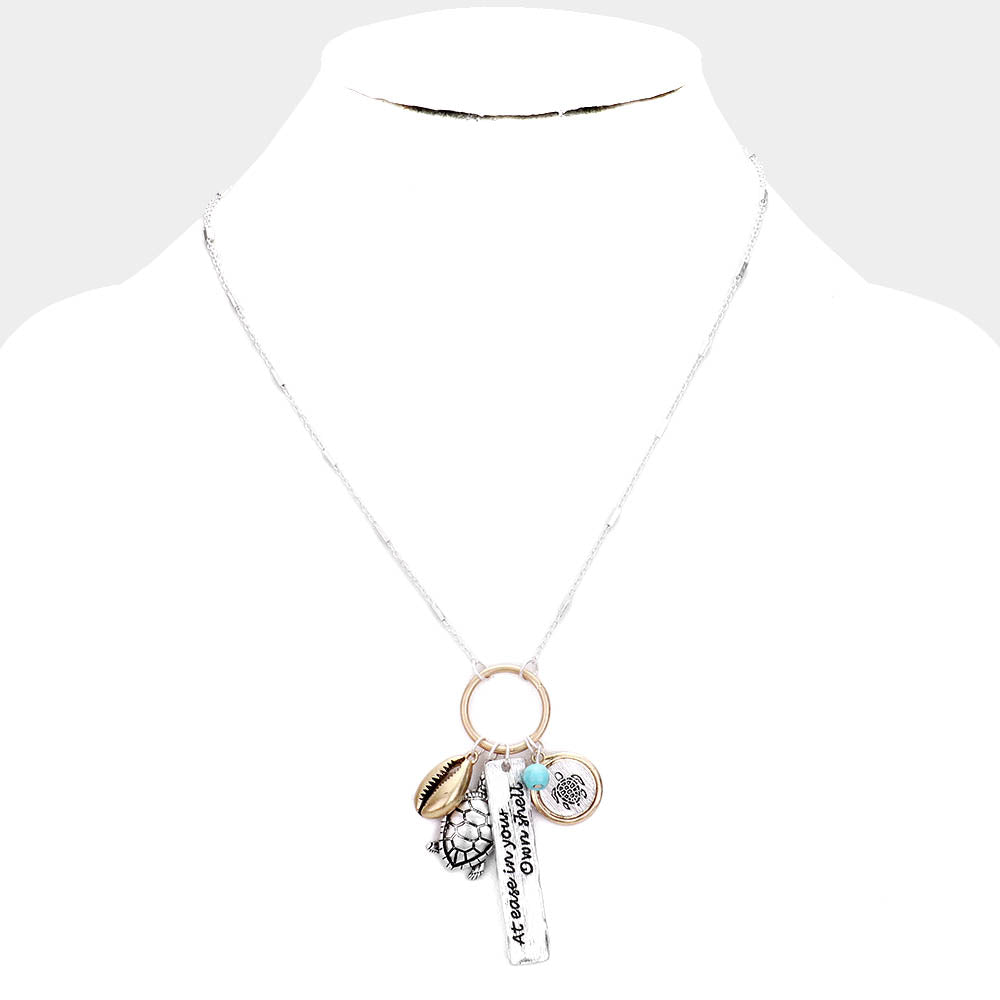 iLLASPARKZ Turtle Sea Life Pendant Necklace