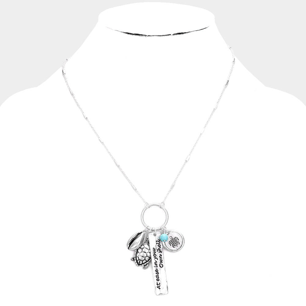 iLLASPARKZ Turtle Sea Life Pendant Necklace