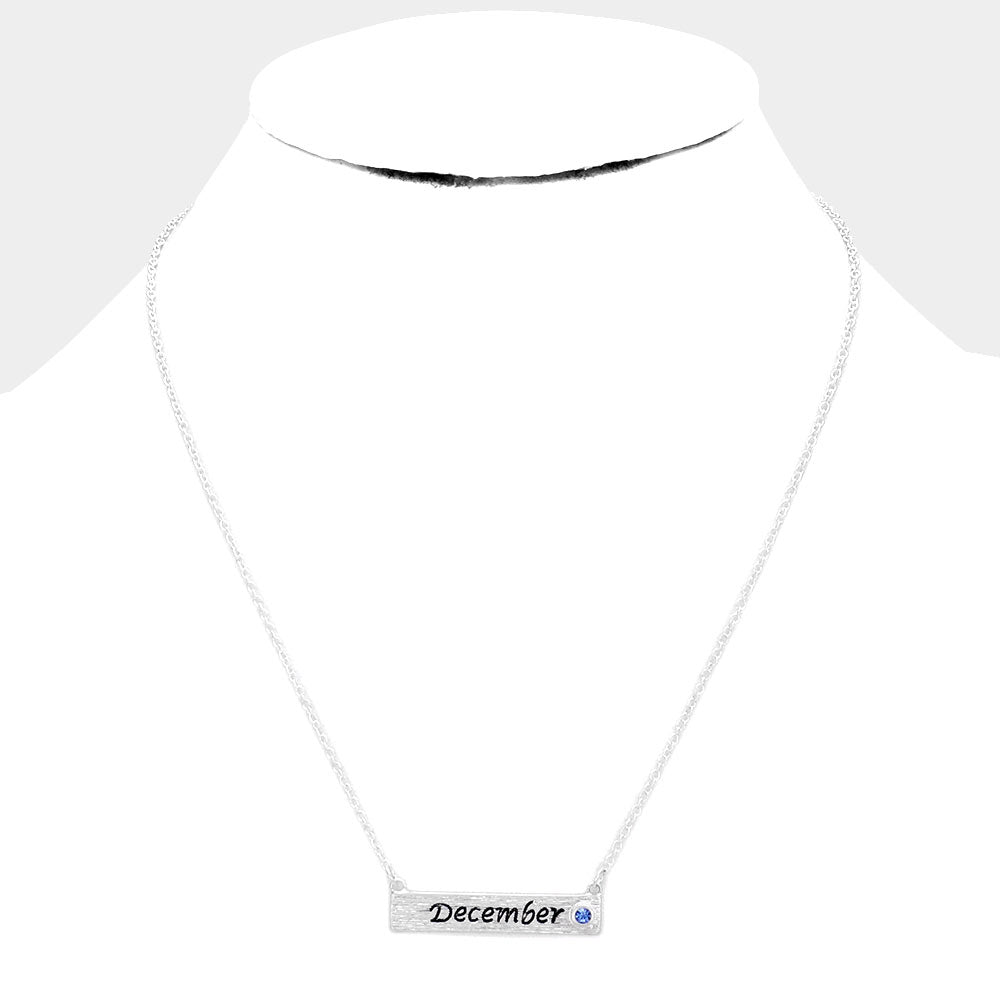 iLLASPARKZ December Birthstone Pendant Necklace