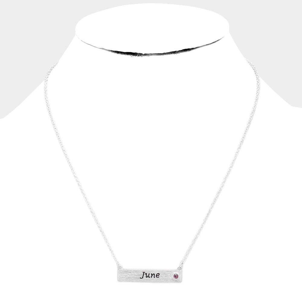 iLLASPARKZ June Birthstone Pendant Necklace