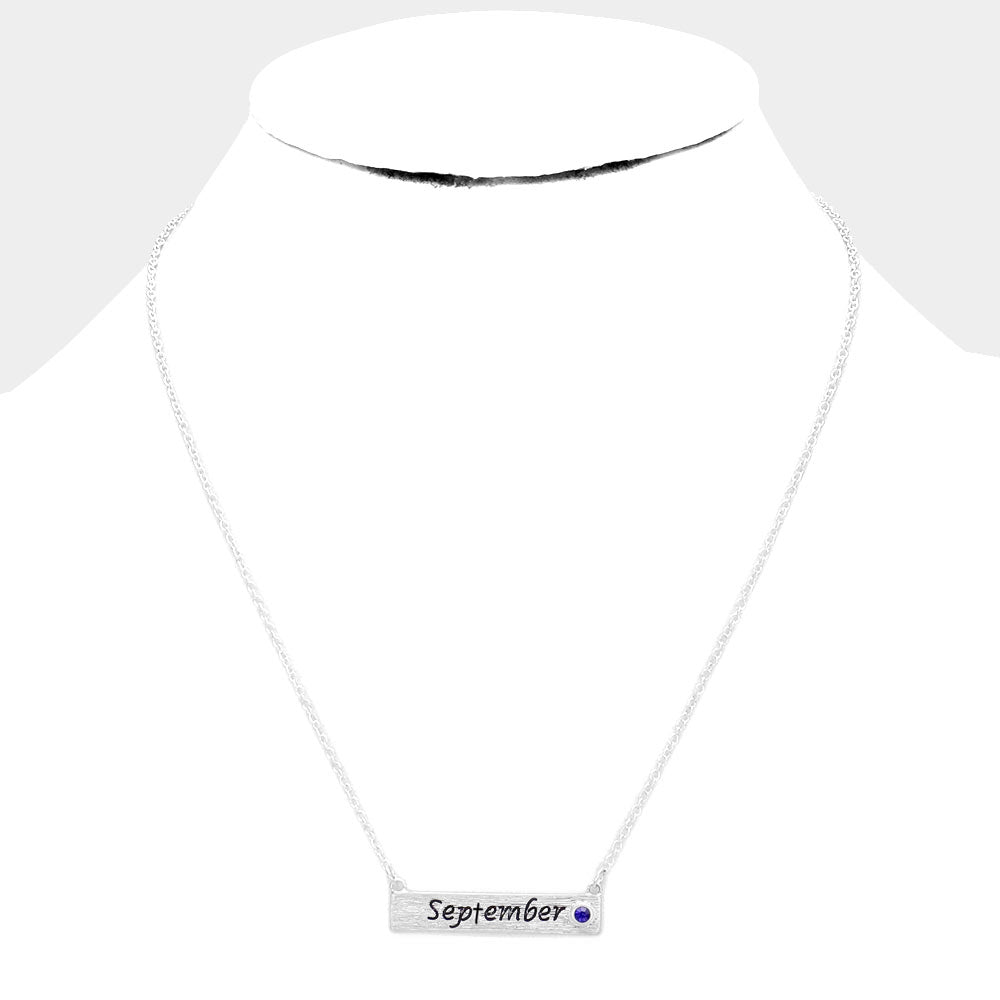 iLLASPARKZ September Birthstone Pendant Necklace