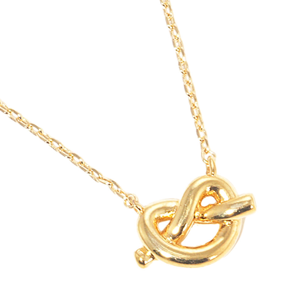 iLLASPARKZ Gold Dipped Knotted Heart Pendant Necklace