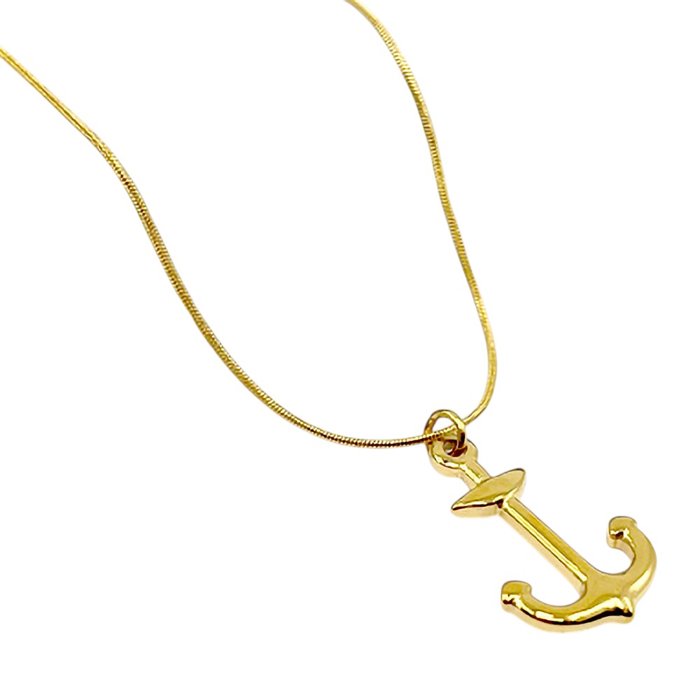 iLLASPARKZ Stainless Steel Anchor Pendant Necklace